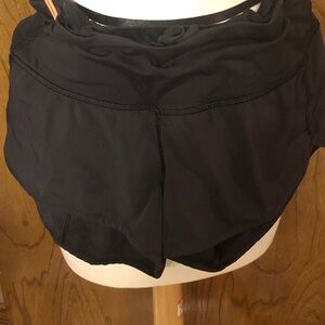 Lulu Black classic Shorts size 8?